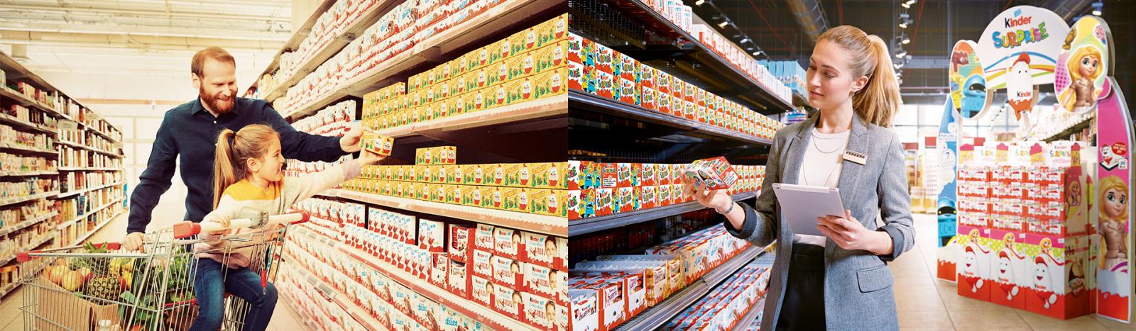 Ferrero shop rocher merchandiser